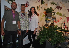 Koppert Cress en Gastronomixs Eric Miete, Marc Vis en Els van der Kruijs.